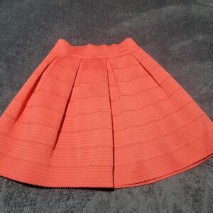 Express Coral Skirt Size XS ( 1 P) With Elastic Waist